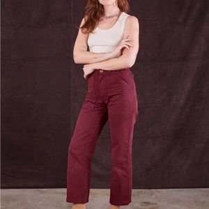 Big Bud Press Work Pants XS cranberry